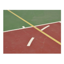 Basketball court postcards