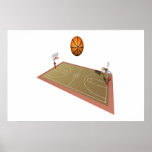 Basketball Court Posters