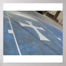 Basketball Court Poster