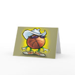 Basketball Cowboy Card