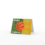 Basketball Dad Happy Father's Day Card