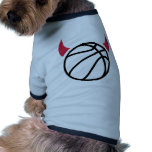 Basketball devil dog tee shirt
