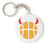 basketball devil key chain