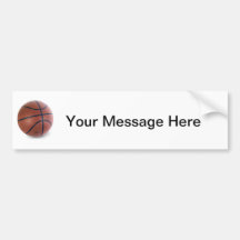 Basketball Dreams Bumper Sticker