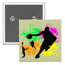 Basketball Dreams Pin