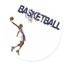 Basketball Dunk Sticker