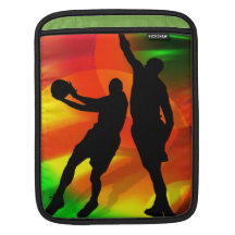 Basketball Duo Bright Court Lights Sleeves For iPads