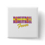basketball fever purple and gold design buttons