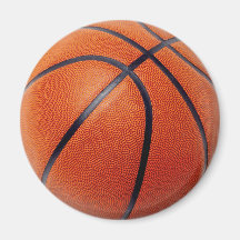 BASKETBALL FRIDGE MAGNET