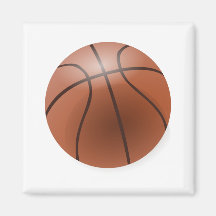 Basketball Fridge Magnet