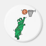 Basketball Frog Magnets