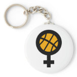 basketball girl female keychains
