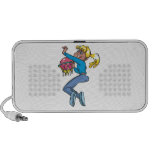 basketball girl slam dunk design iPod speakers
