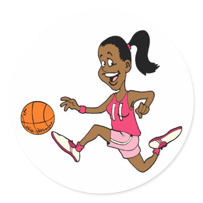 Basketball Girl Sticker by shopaholicchick