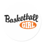 Basketball Girl Sticker