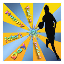 Basketball - Happy Father's Day Invitation