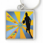 Basketball - Happy Father's Day Keychain