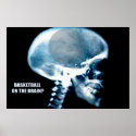 Basketball Head (X-ray) posters