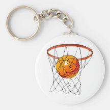 Basketball Hoop Key Chains