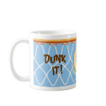 Basketball Hoop Net_on blue_Donut Dunk It! Mug