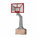 Basketball hoop photo sculptures