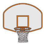 basketball hoop photo sculptures
