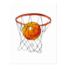 Basketball Hoop Post Card