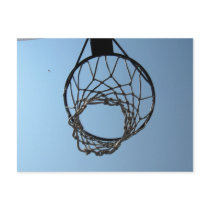 Basketball hoop postcards