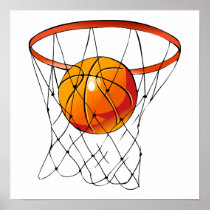 Basketball Hoop Print