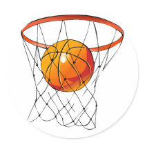 Basketball Hoop Sticker