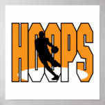basketball hoops design poster