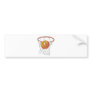 basketball in hoop bumper stickers