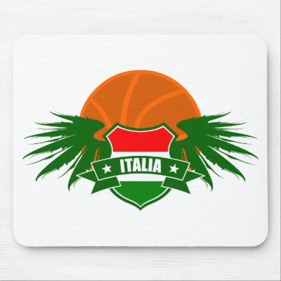 Basketball Italia Mauspads by pixelkaiser_SPORTS
