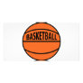 basketball labelled icon customized photo card