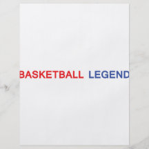 basketball legend icon flyer