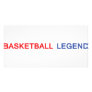 basketball legend icon custom photo card