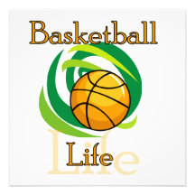 Basketball Life T-shirts and Gifts Invite