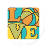 Basketball Love Sticker