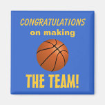 Basketball Made the Team Magnet