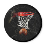 Basketball Refrigerator Magnet