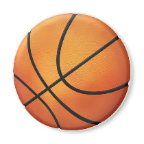 Basketball magnet