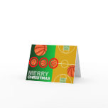 Basketball Merry Christmas Card