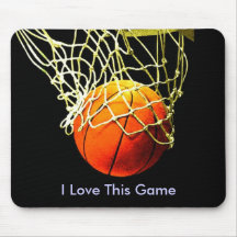 Basketball Mouse Pad - I Love This Game