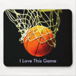Basketball Mouse Pad - I Love This Game mousepads