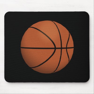 Basketball: Mousepad by spiritswitchboard
