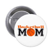 Basketball Mum Button