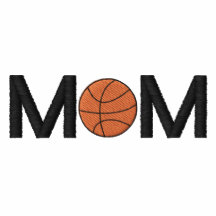 Basketball Mum Embroidered Shirt