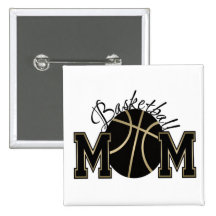 Basketball Mum Pin