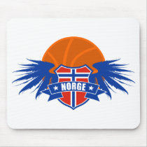 Basketball Norge | Norway | Norwegen Mauspads