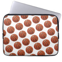 Basketball Pattern Computer Sleeves